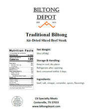 Load image into Gallery viewer, Traditional Sliced Biltong (with fat)
