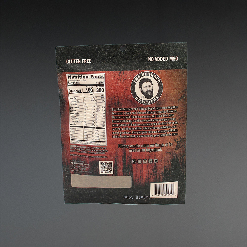 fatty bold biltong depot biltong high protein meat snack clean ingredients