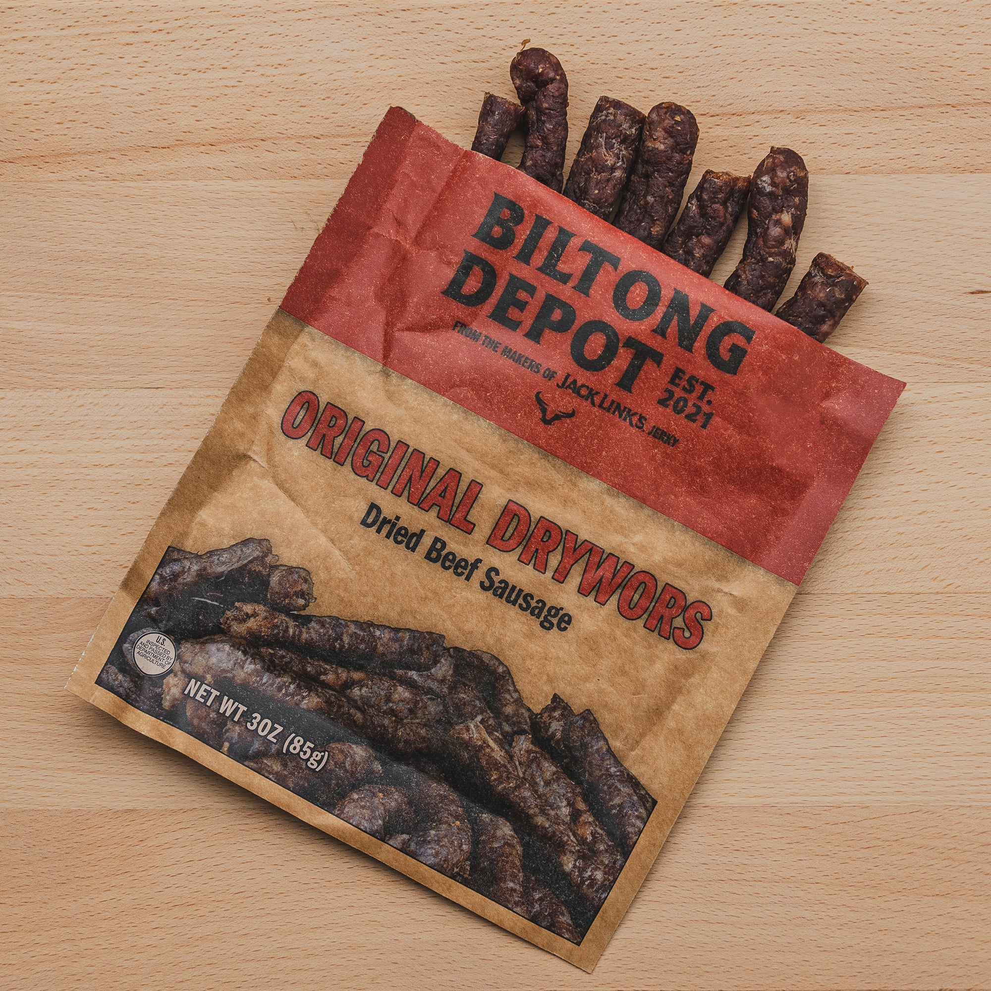 biltong depot original droewors drywors beef snack high protein clean ingredients