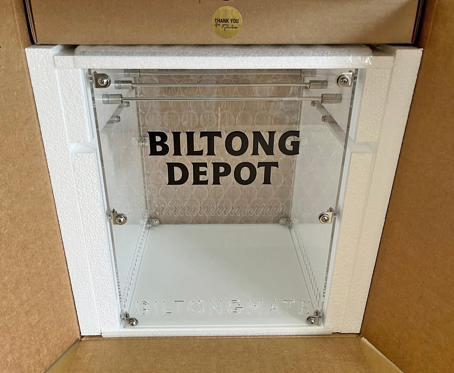 Biltong Depot DIY biltong drying cabinet by Biltongmate in box