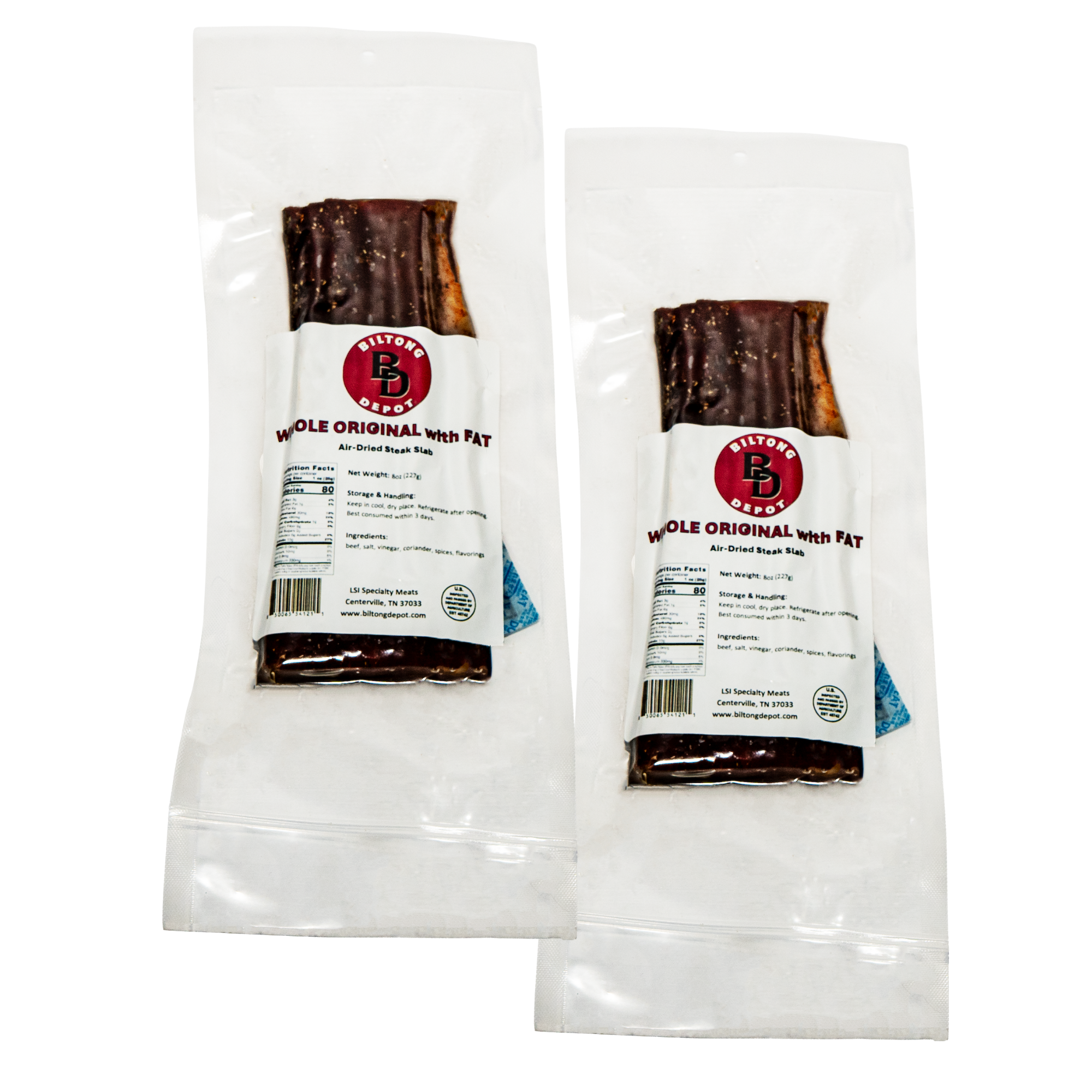 Original Biltong with Fat - Slab Subscription