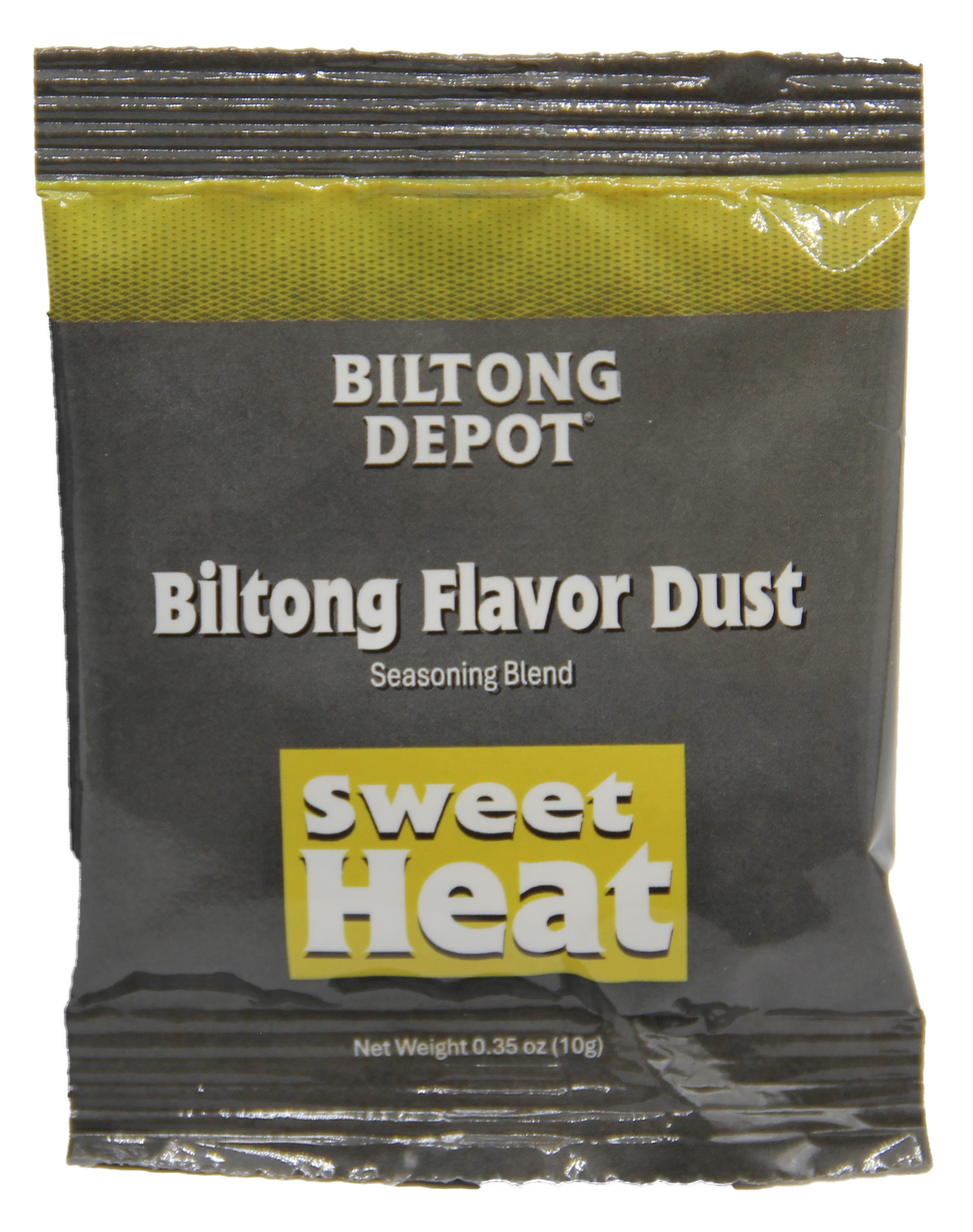 Sweet Heat Biltong Flavor Dust Front of Packaging