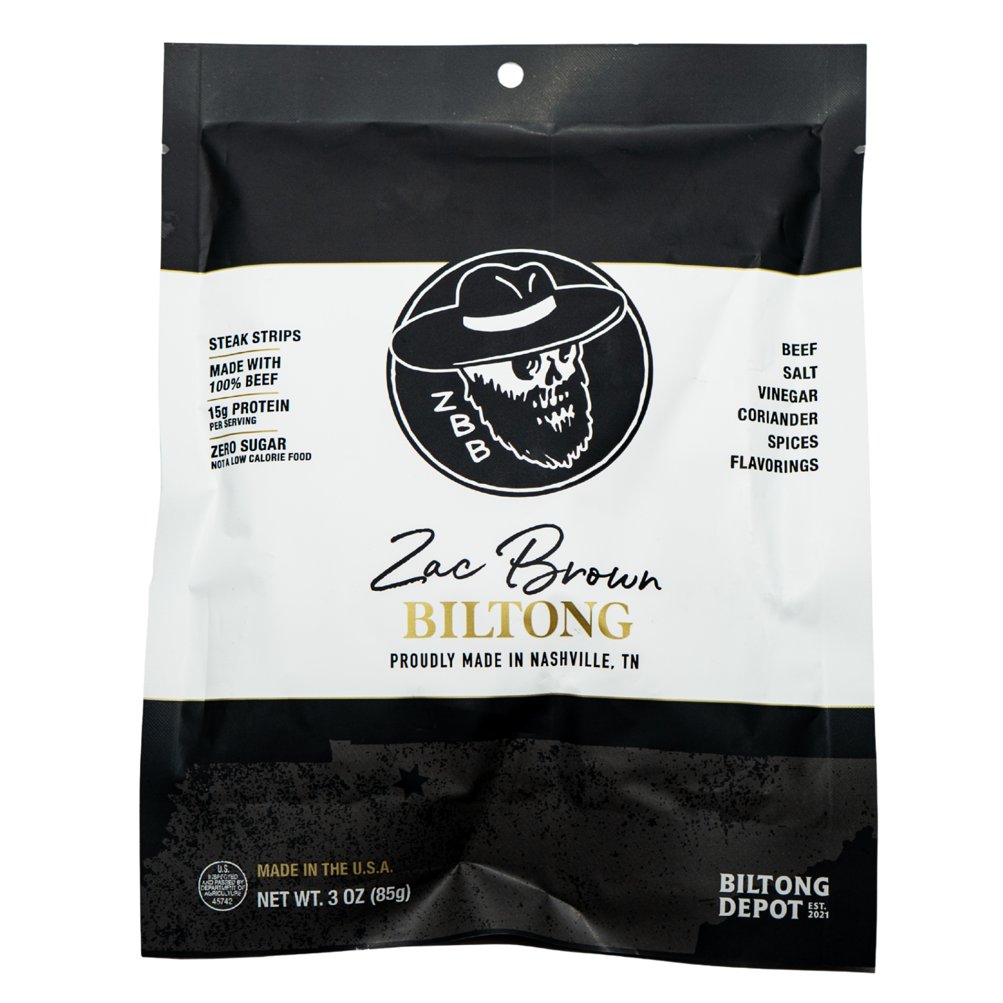Zac Brown's Biltong - 3oz