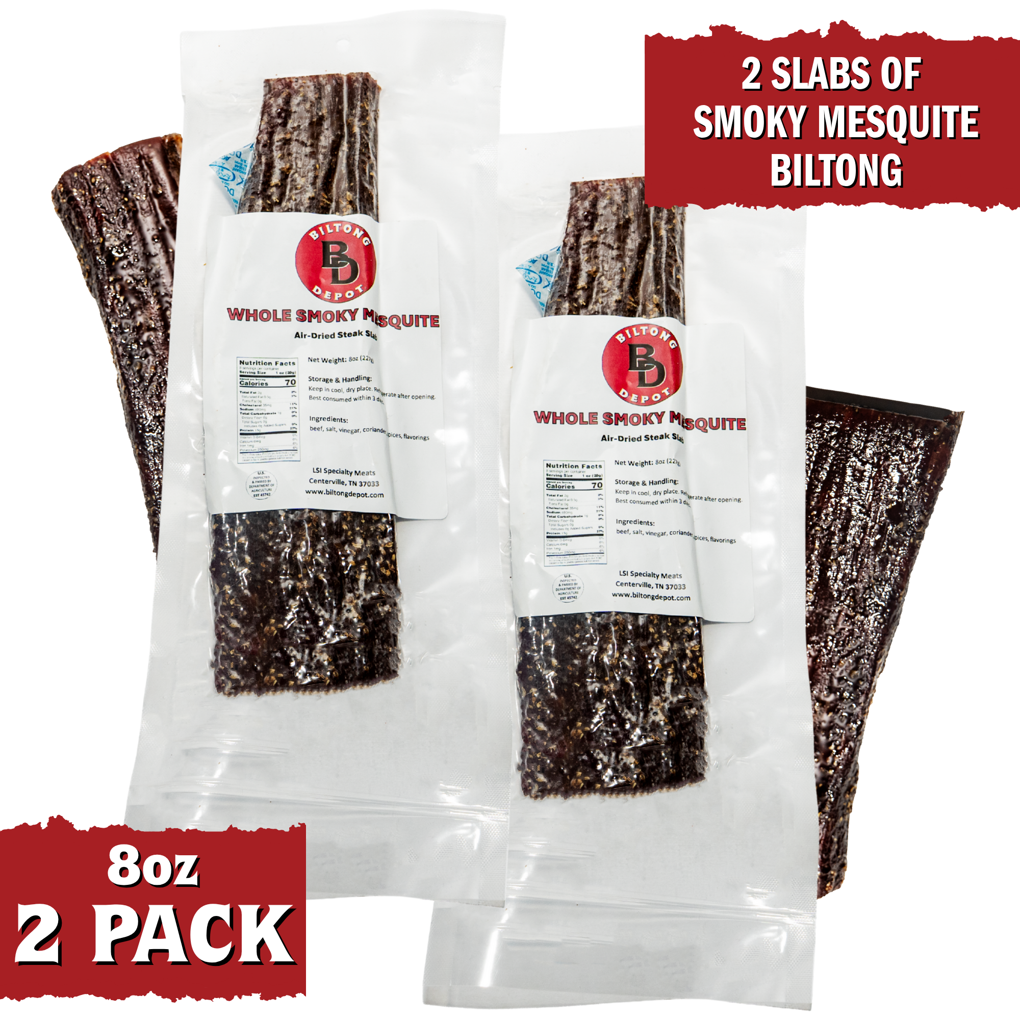 Smoky Mesquite Biltong - Slab Subscription