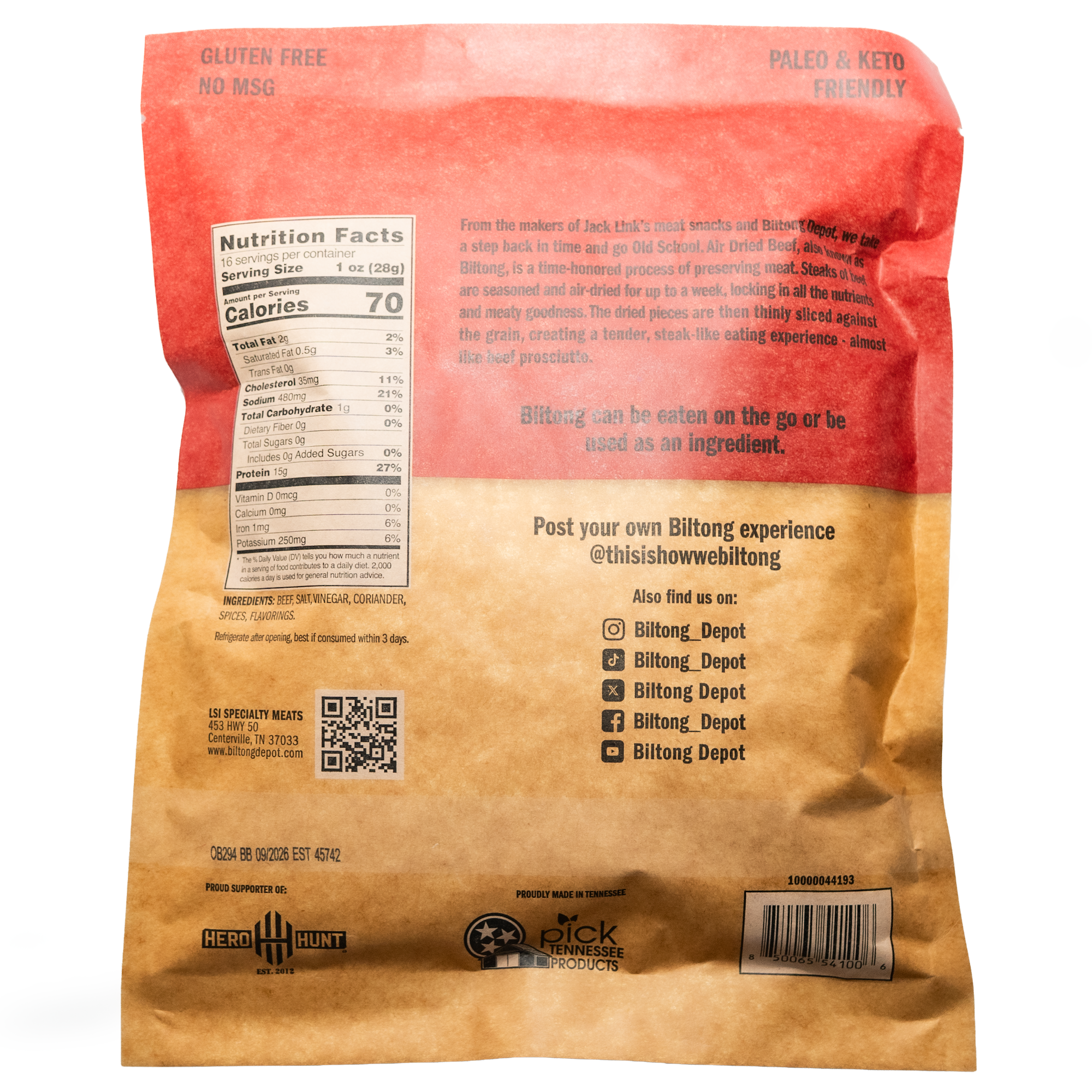 Original Biltong - Slices Subscription