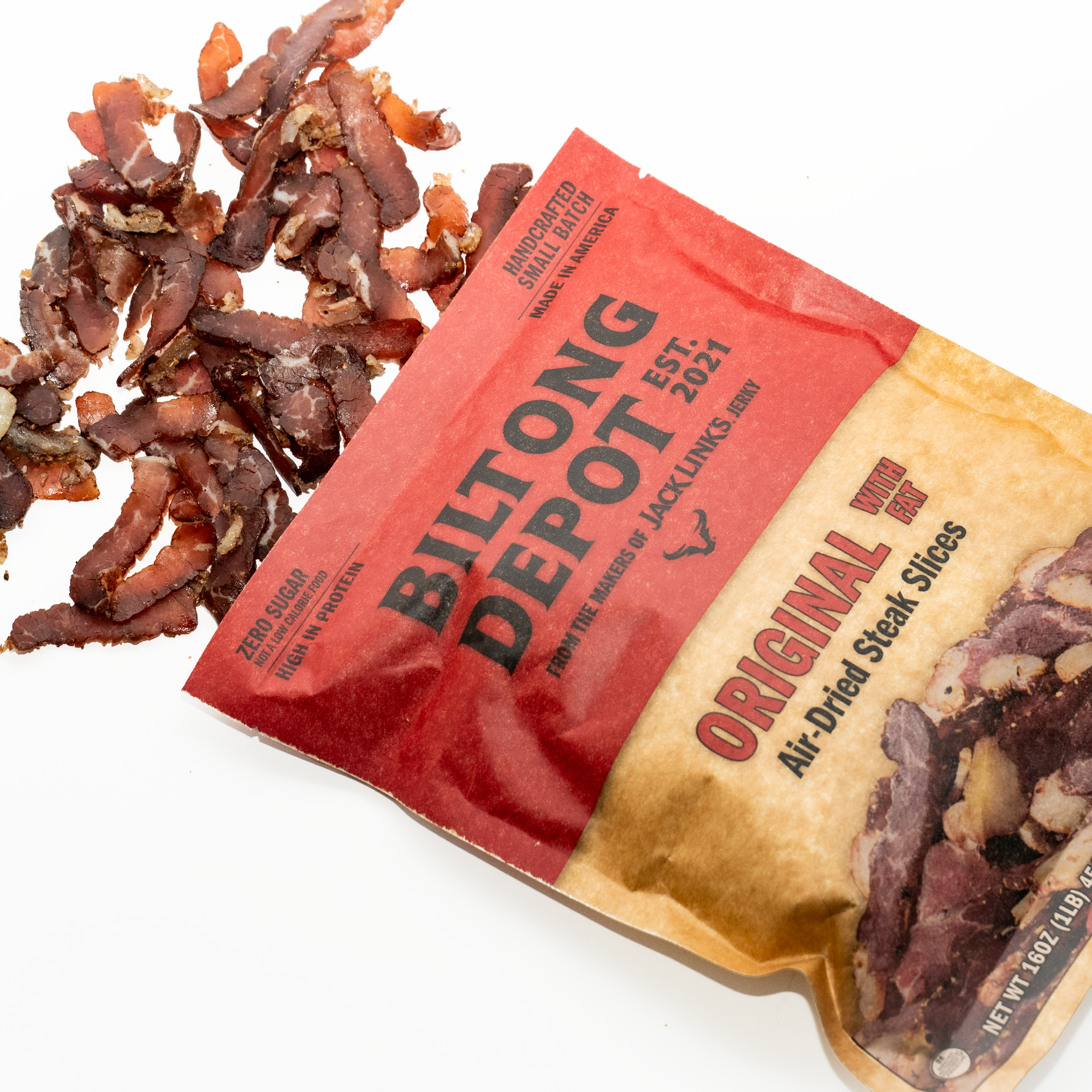 Original Biltong with Fat - Slices