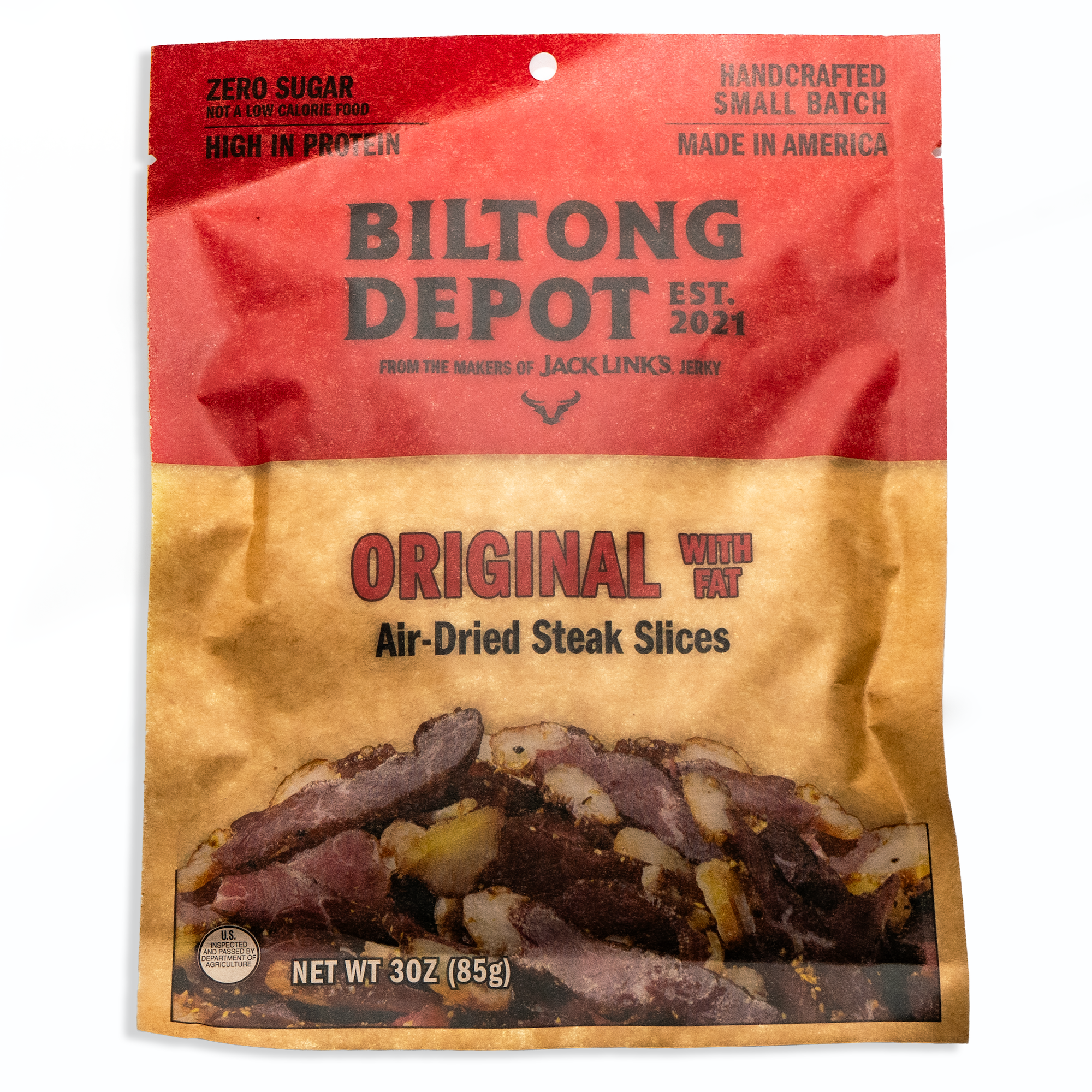 Original Biltong with Fat - Slices
