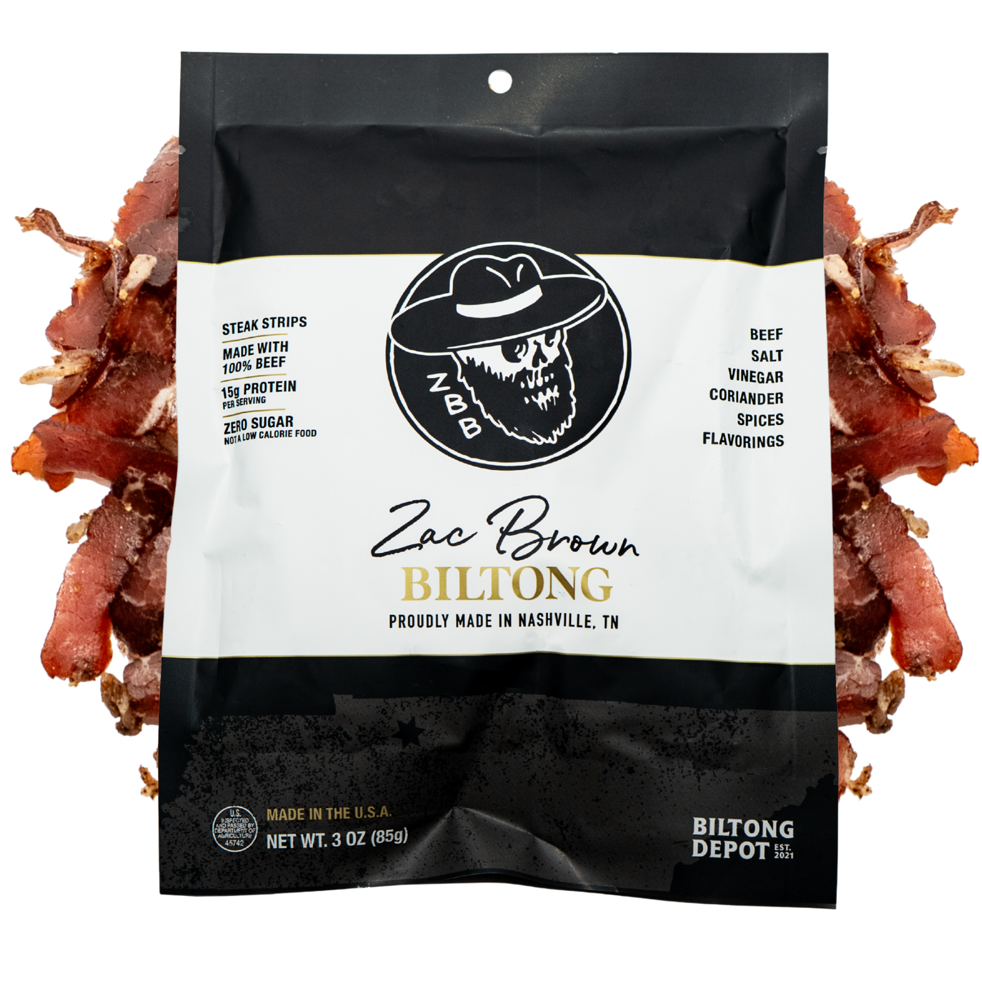 Zac Brown's Biltong - 3oz