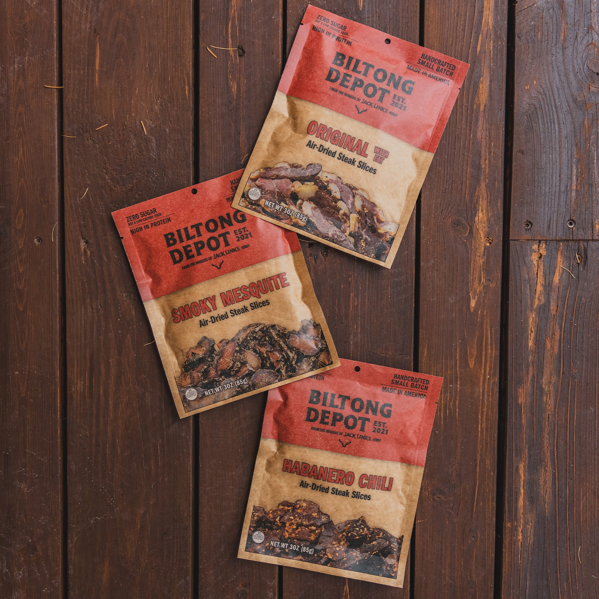 Biltong Variety Pack (3oz, 3 pack)