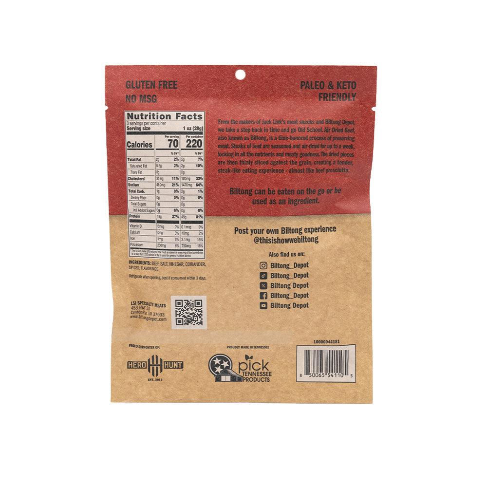 Biltong Variety Pack (3oz, 3 pack)