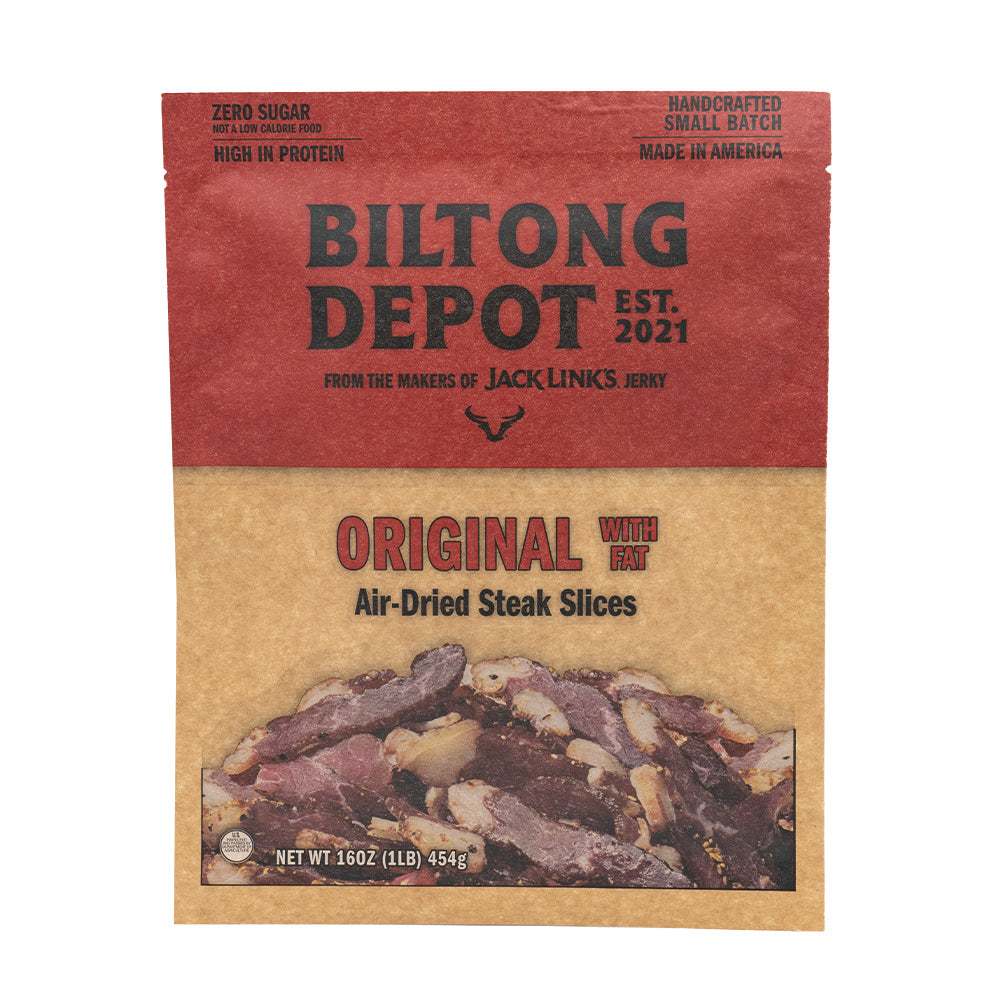 Original Sliced Biltong with Fat