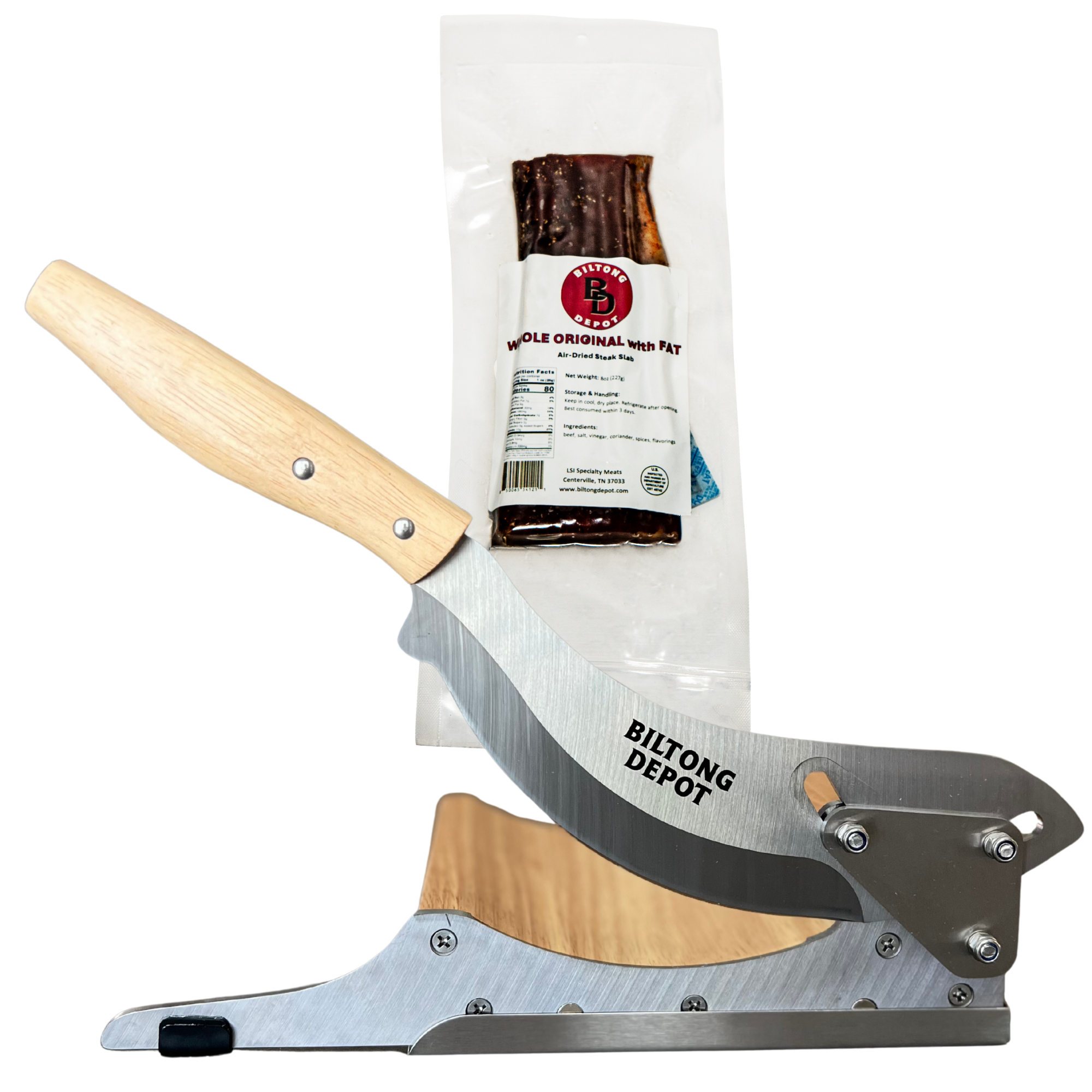 Biltong Slab + Cutter Combo