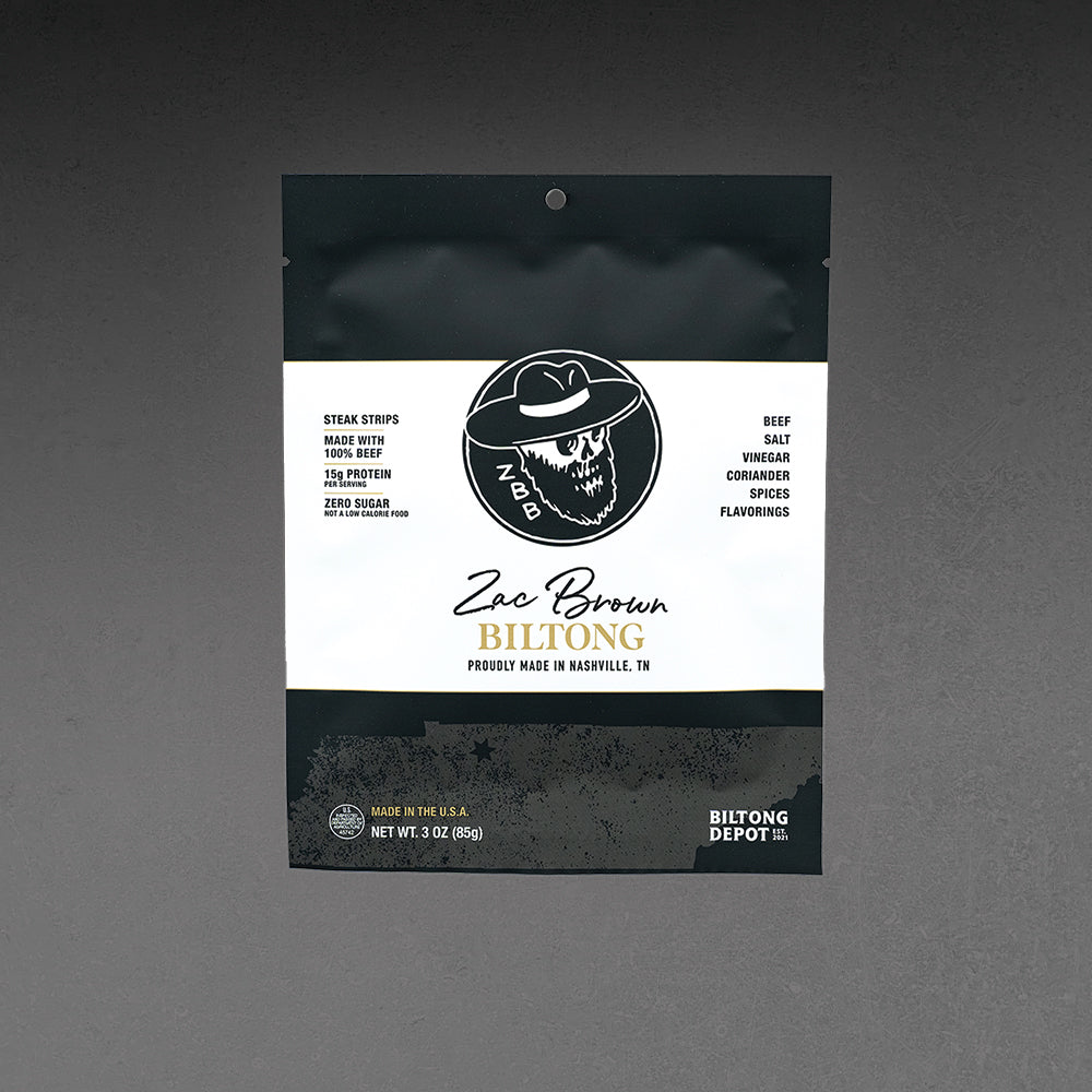 Zac Brown's Choice Biltong 3oz