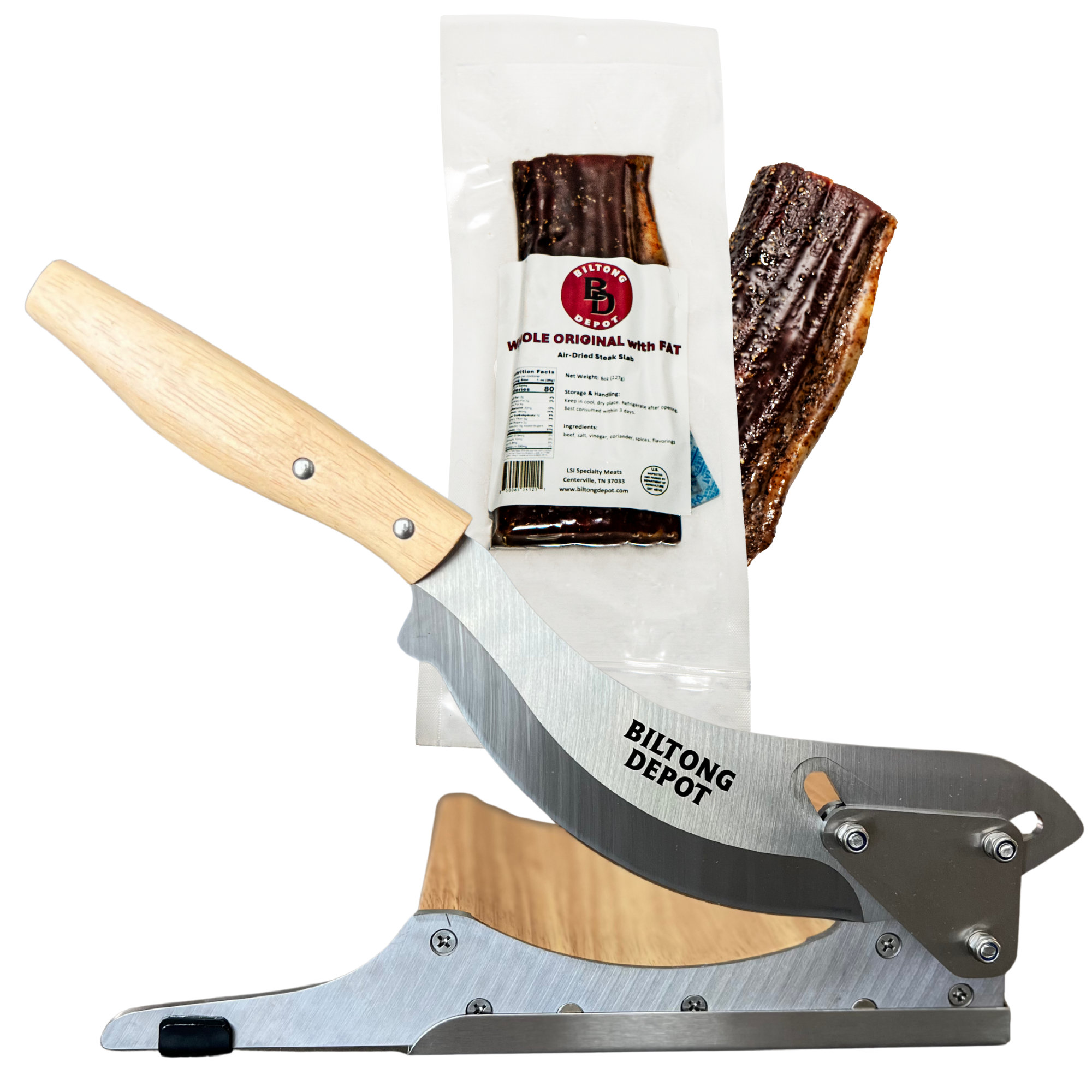 Biltong Slab + Cutter Combo