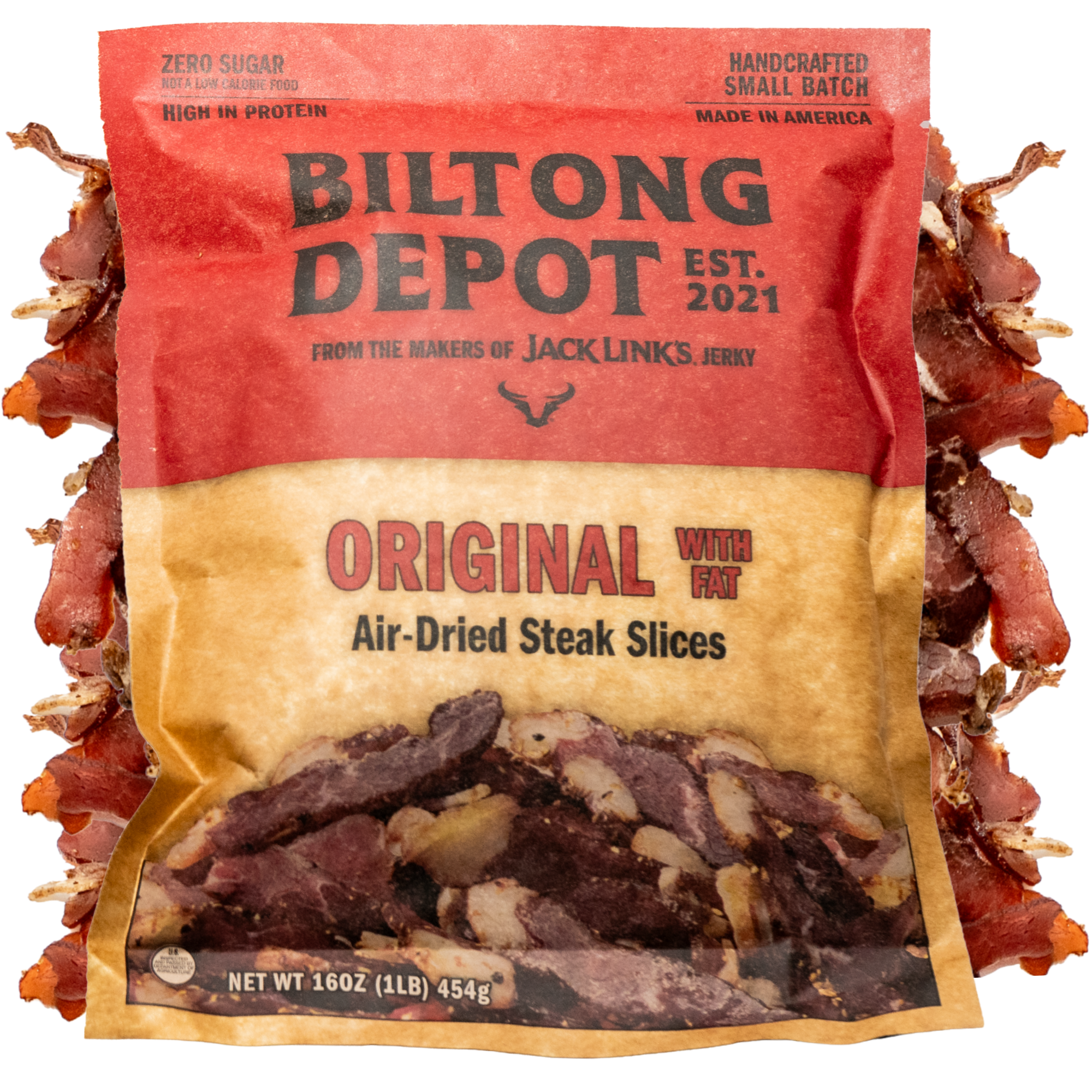 Original Biltong with Fat - Slices