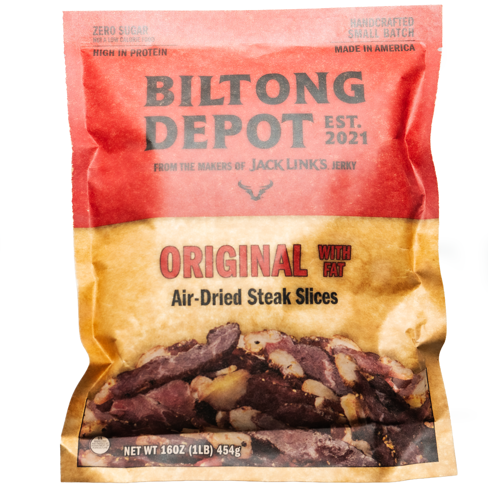Original Biltong with Fat - Slices