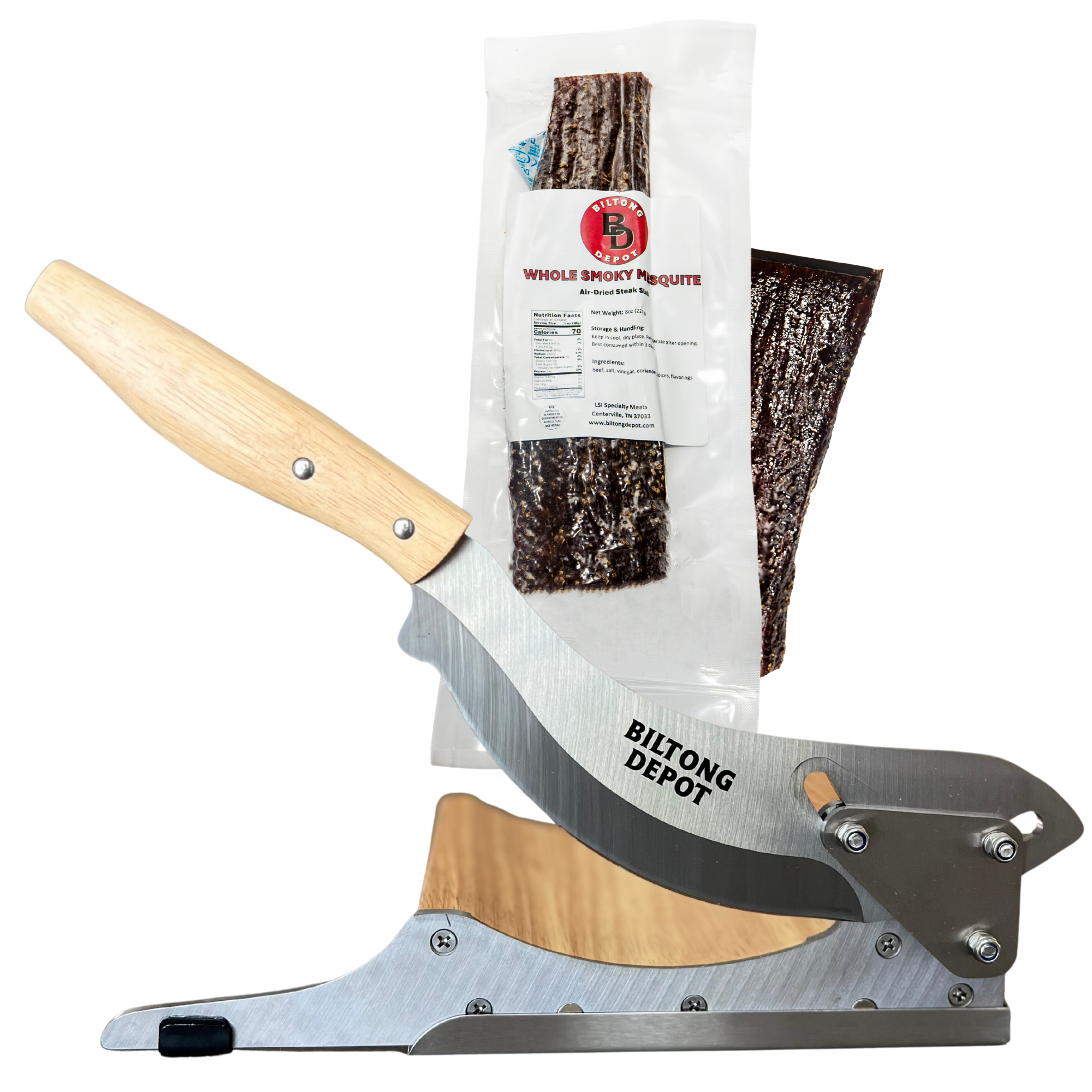 Biltong Slab + Cutter Combo